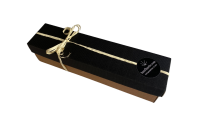 Geschenkbox "Hanfonade Glück" gefüllt mit Hanf-Limonade und handgeschöpften Schokoladentropfen mit Hanfsamen